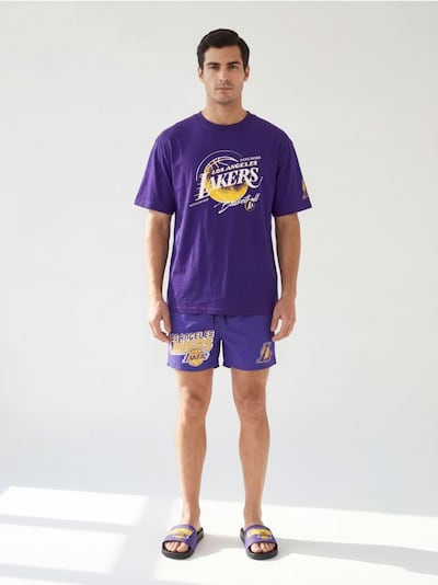 Бавовняна футболка comfort з коротким рукавом NBA