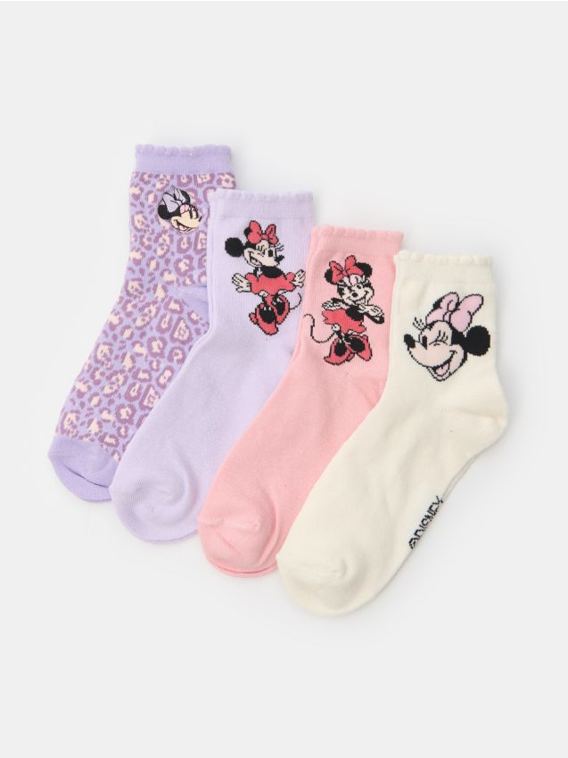 Set de 4 perechi de șosete Minnie Mouse - SINSAY