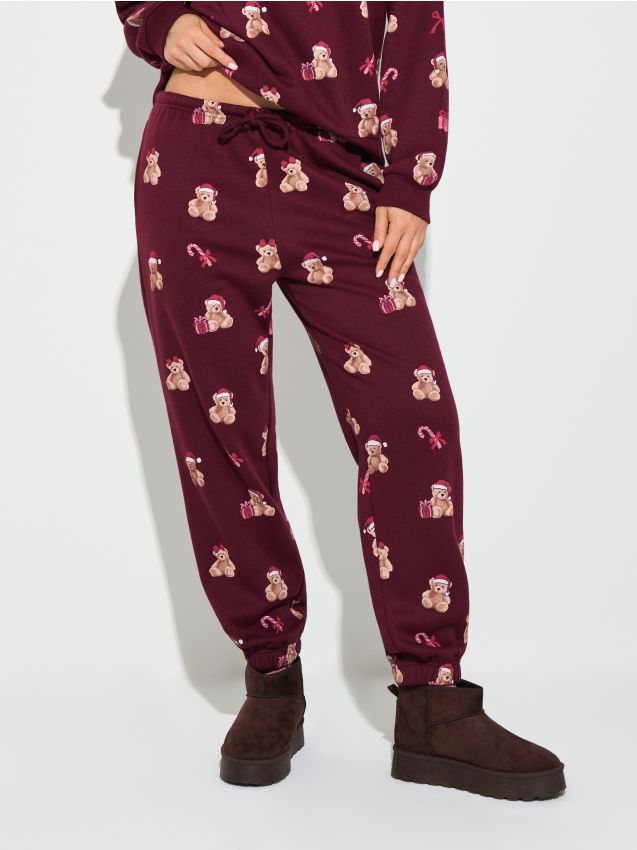 Sinsay - Jogger - maroon