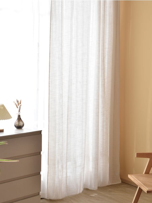 Sinsay - Záves s krúžkami 2 pack - biela