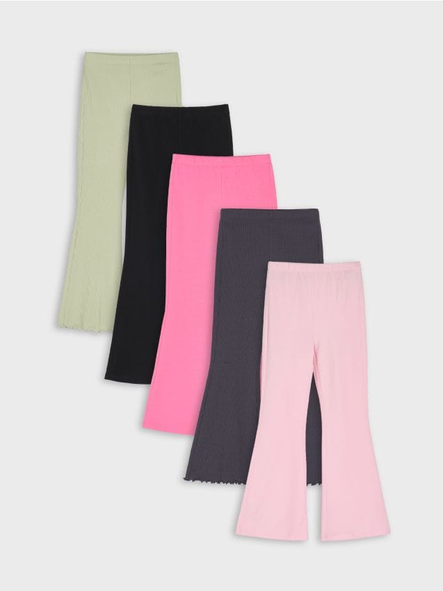 Sinsay - Legginsy flare 5 pack - wielobarwny