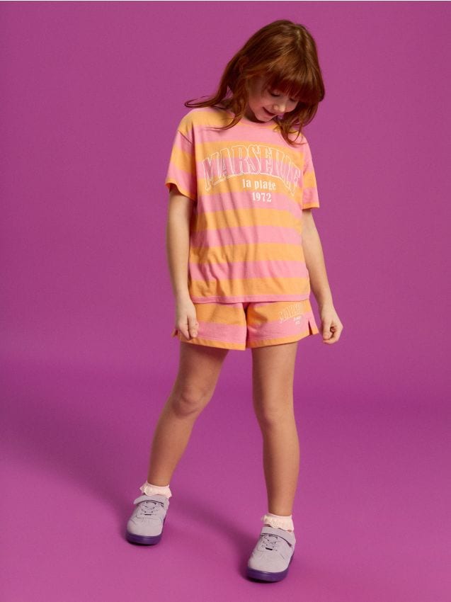 Sinsay - Pantaloni scurți din frotir - multicolor