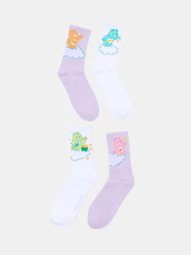 Sinsay - Șosete striate 4 pack Care Bears - multicolor