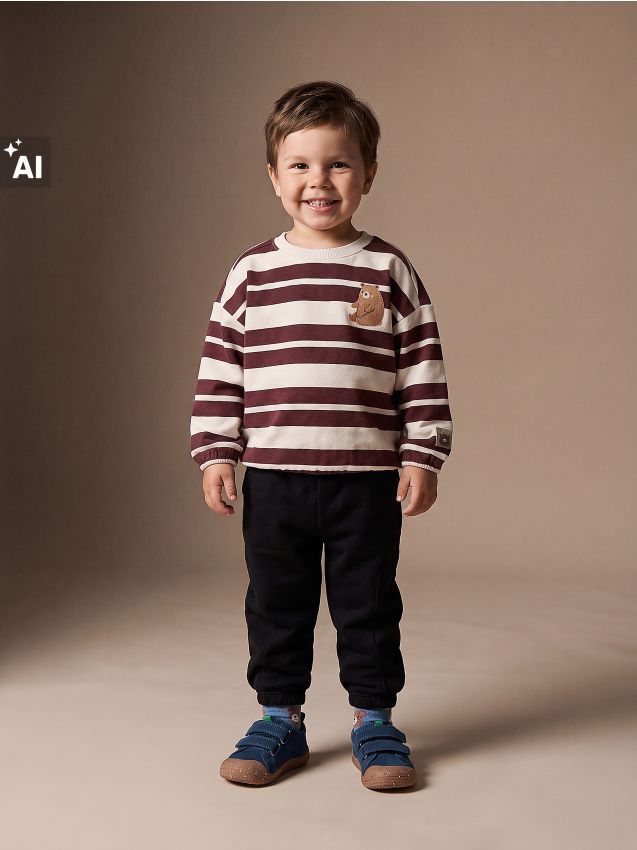 Sinsay - Pantaloni jogger cu cusături - negru