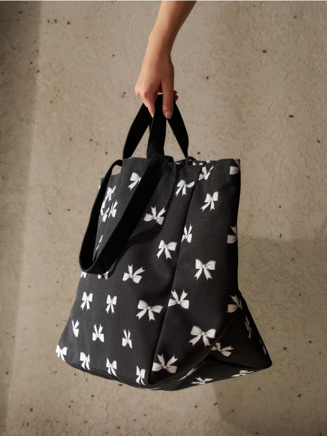 Sinsay - Nákupná taška - čierna