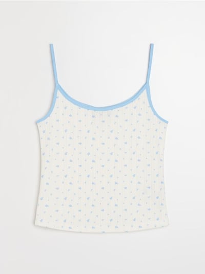 Bawełniana koszulka na ramiączkach