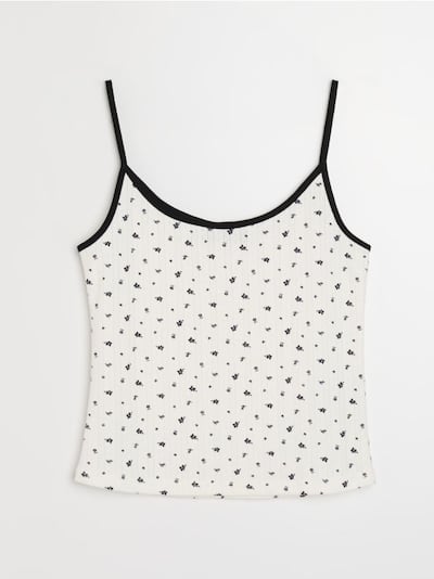 Bawełniana koszulka na ramiączkach