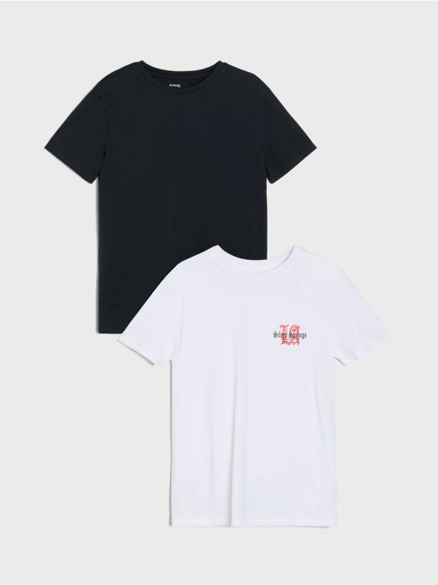 Sinsay - Súprava 2 tričiek - viacfarebná