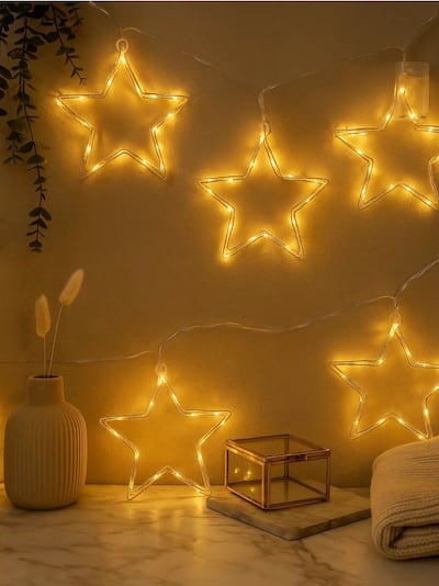 Lampki LED świąteczne w kształcie gwiazdy