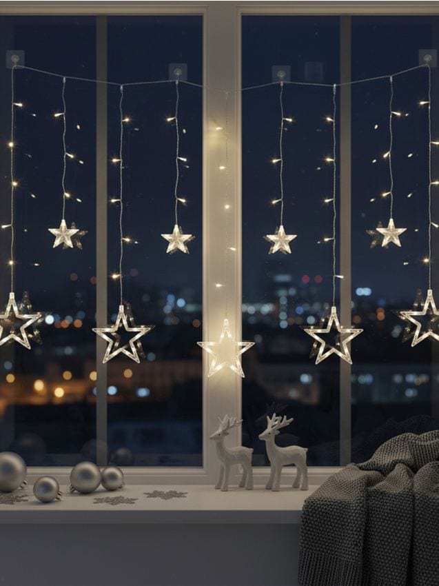 Sinsay - Vianočné LED svetielka v tvare hviezdy - biela