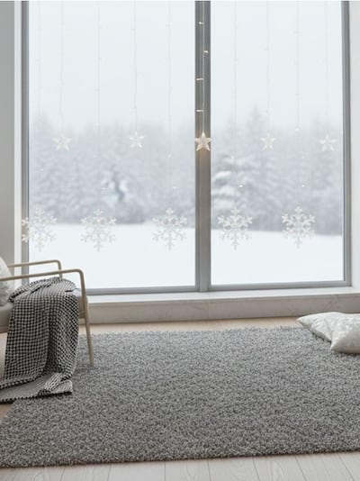 Božične LED lučke v obliki snežink