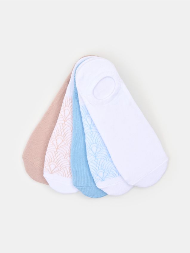 Sinsay - Krótkie skarpetki 5 pack - wielobarwny