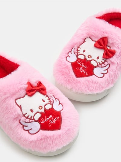 Copate z umetnim krznom Hello Kitty