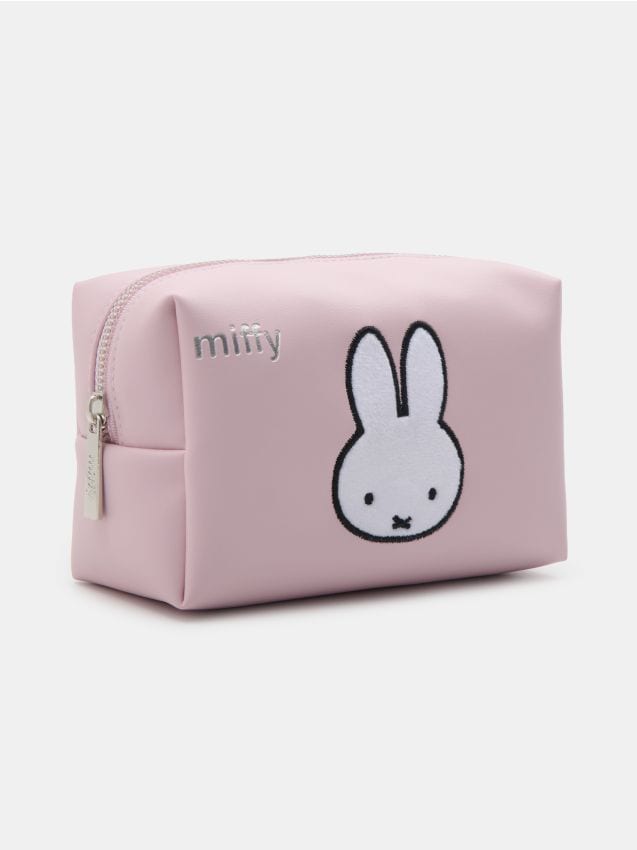 Sinsay - Portfard cu broderie Miffy - roz-pastel