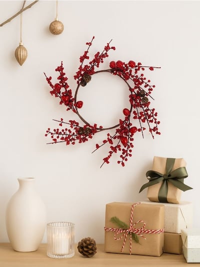 Dekorativní vánoční věnec