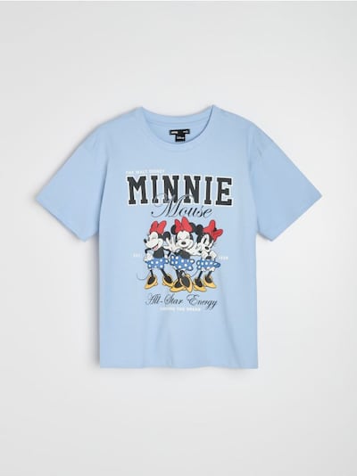 Bavlněná košilka s potiskem Minnie Mouse