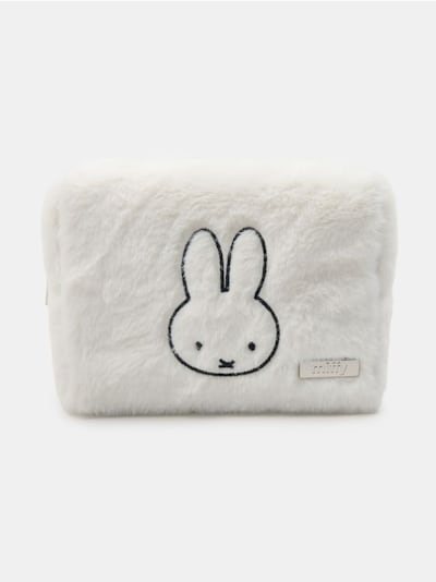 Хутряна косметичка з вишивкою Miffy