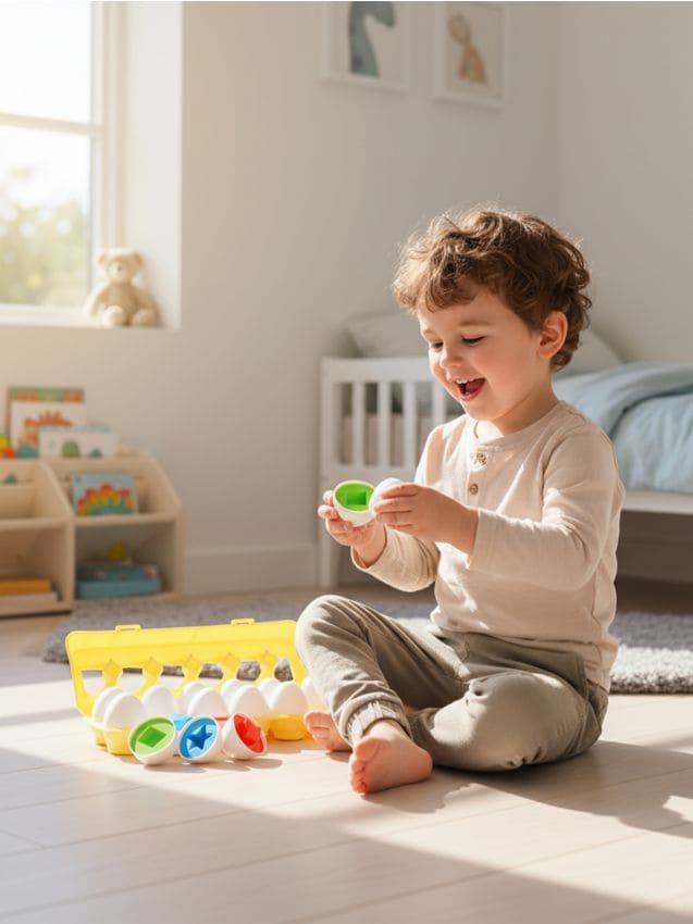 Sinsay - Jucărie educativă – ouă pentru potrivirea formelor - multicolor