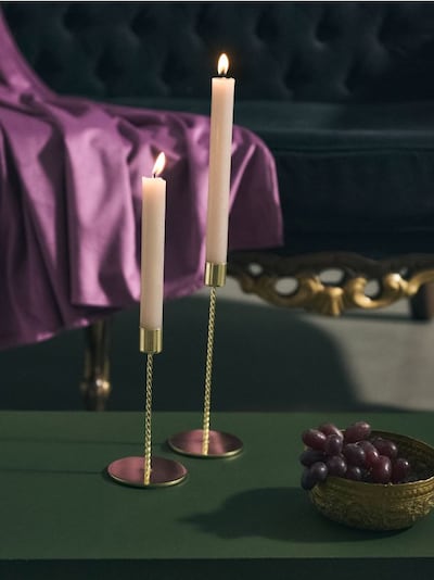Набір металевих свічників на довгій основі 2 pack