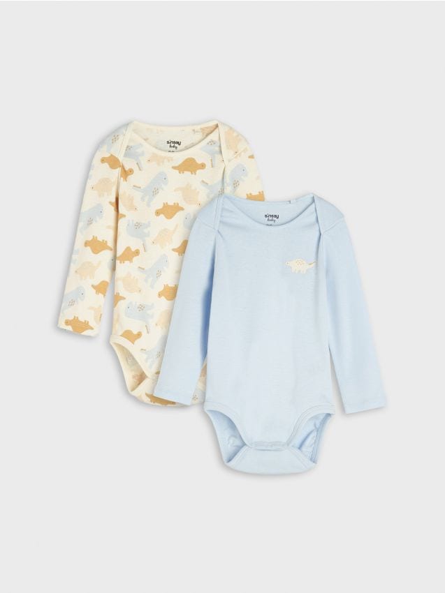 Sinsay - Súprava 2 body - svetlomodrá