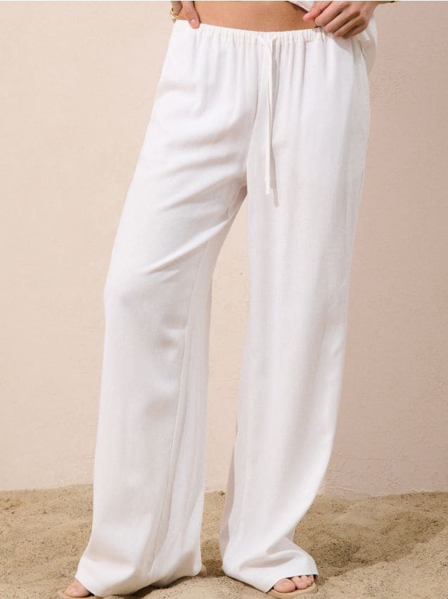 Püksid wide leg - SINSAY