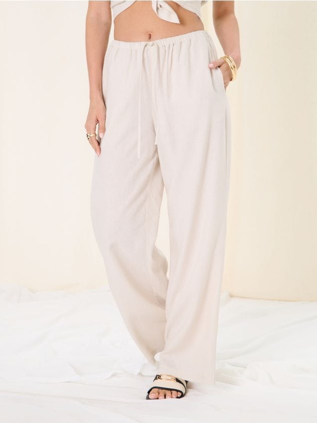 Wide leg pantalone - SINSAY