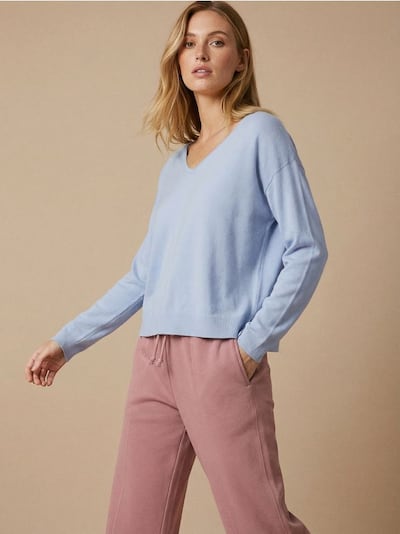 Ležeran džemper s viskozom