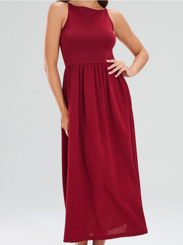Rochie midi cu bretele - SINSAY