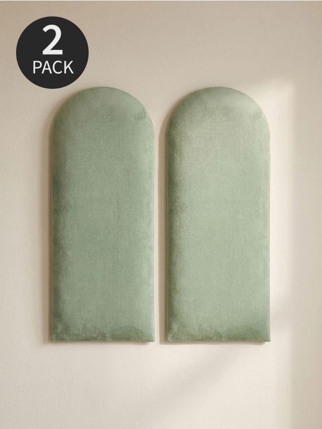 Sinsay - Panouri de perete tapițate 2 pack - verde-pal