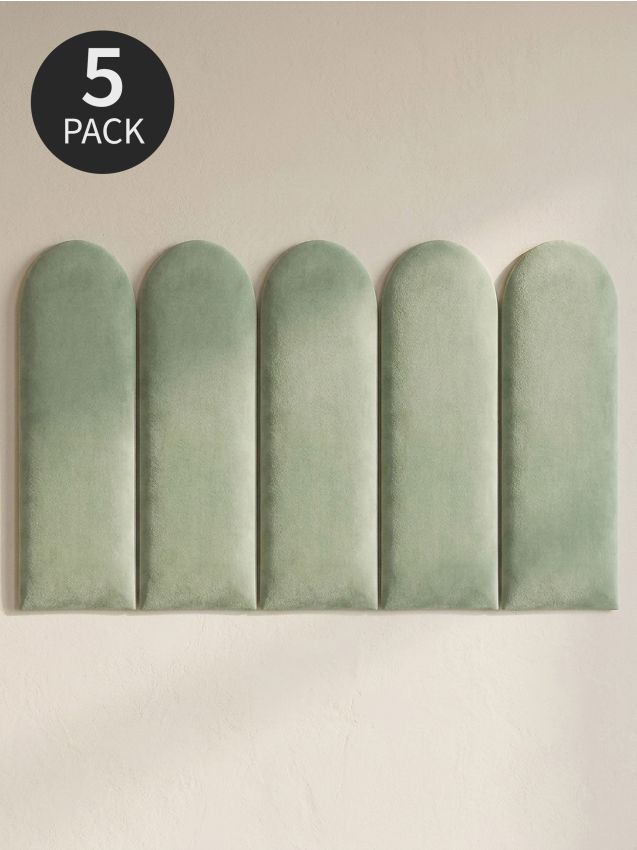 Sinsay - Panouri de perete tapițate 5 pack - verde-pal