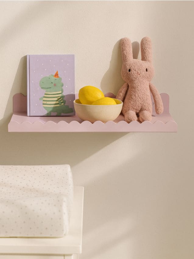Sinsay - Nástenná polica - pastelová ružová