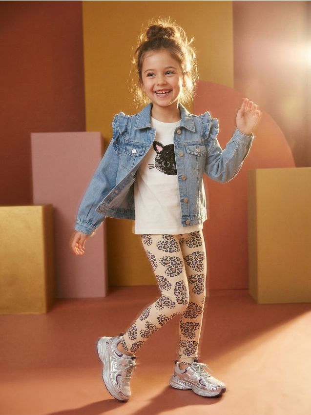 Sinsay - Bawełniane legginsy 5 pack - wielobarwny