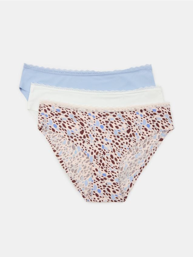 Sinsay - Set de 3 perechi de chiloți - multicolor