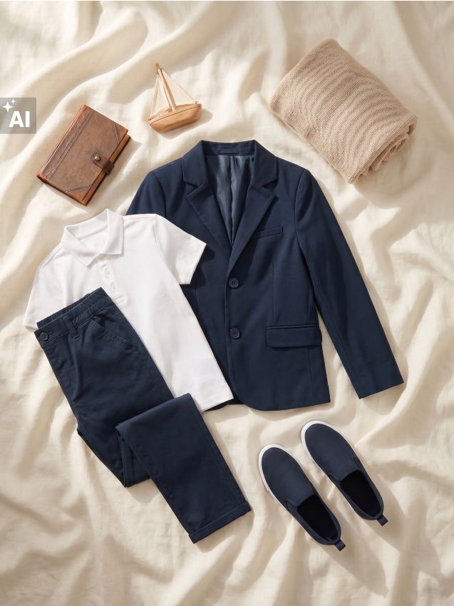 Sinsay - Blugi chino din bumbac - bleumarin