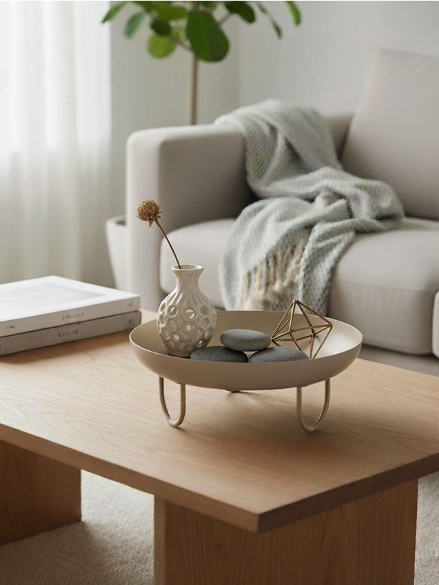 Sinsay - Tavă decorativă pe picioare - nude