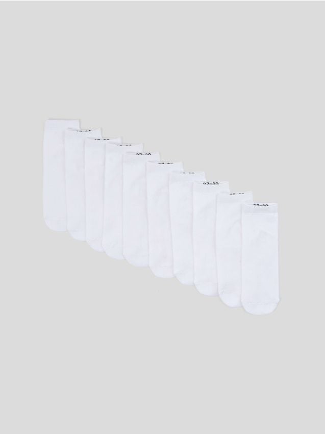 Sinsay - Súprava 10 párov neviditeľných ponožiek - viacfarebná