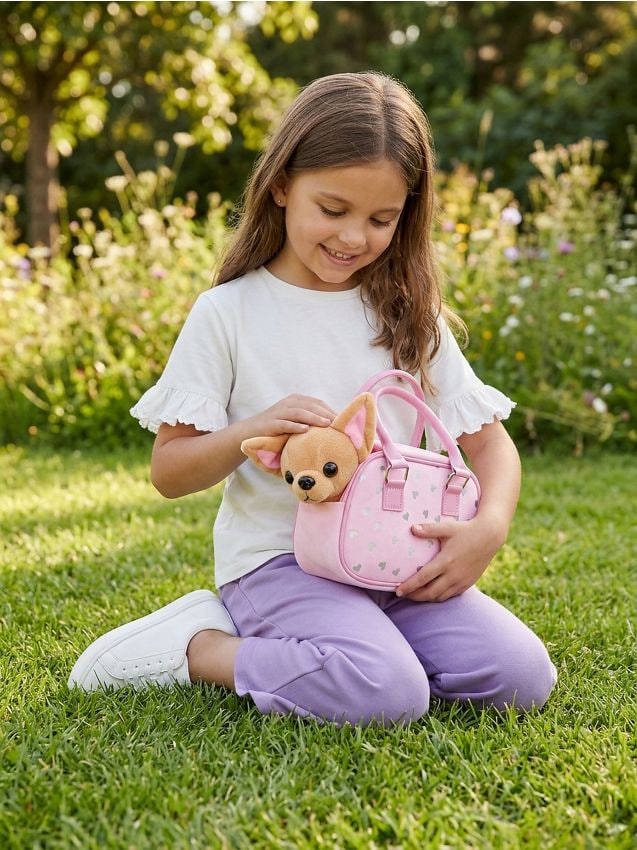 Sinsay - Jucărie de pluș în formă de câine cu geantă - multicolor