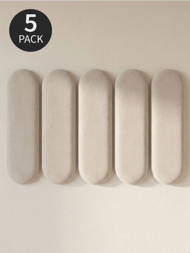 Sinsay - Panouri de perete tapițate 5 pack - nude