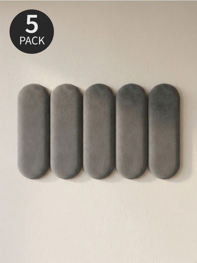 Sinsay - Panouri de perete tapițate 5 pack - gri deschis