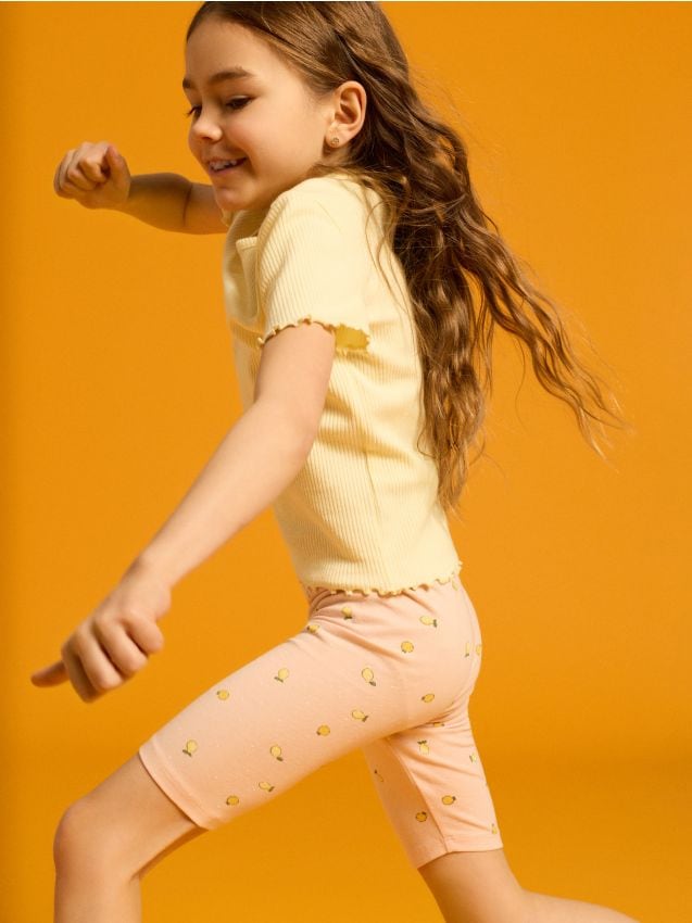 Sinsay - Colanți scurți din bumbac 3 pack - multicolor