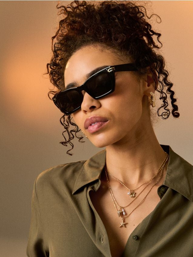 Sinsay - Ochelari de soare - negru