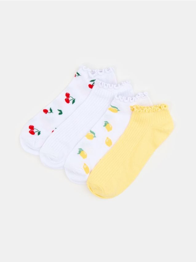 Sinsay - Șosete striate 4 pack - multicolor