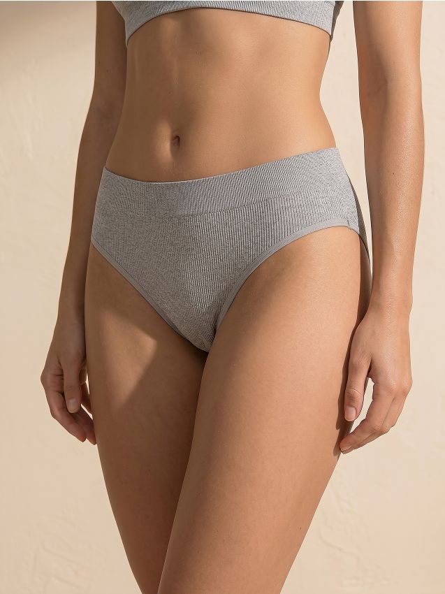 Sinsay - Bezszwowe majtki 2 pack - czarny