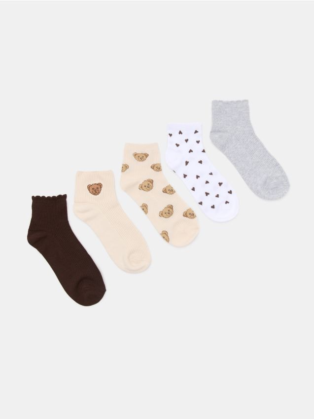 Sinsay - Șosete 5 pack - multicolor