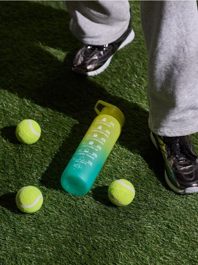 Sinsay - Fľaša s motivačnou mierkou - žltá