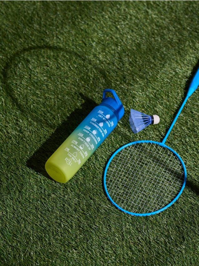 Sinsay - Fľaša s motivačnou mierkou - modrá