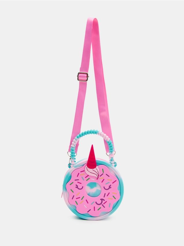 Sinsay - Geantă rotundă cu elemente 3D și funcție POP IT - multicolor