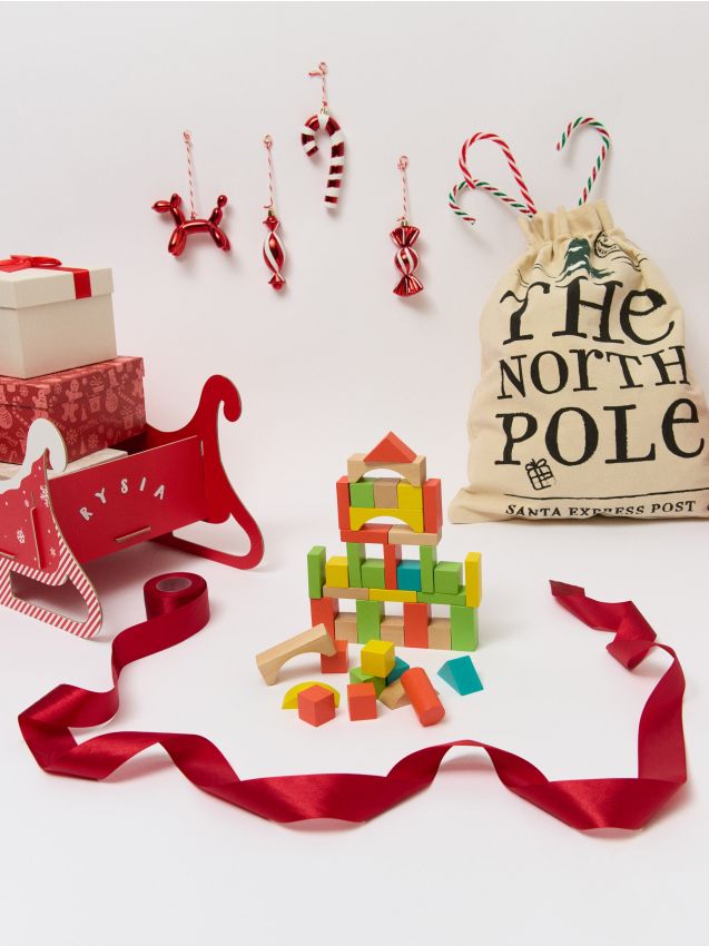 Sinsay - Drevené kocky - viacfarebná