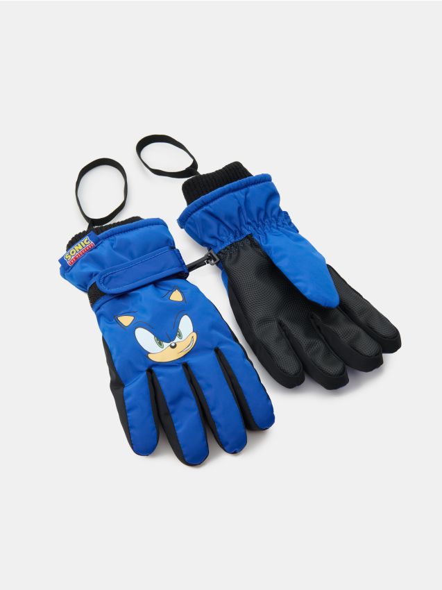 Sinsay - Vodootporne rukavice s printom Sonic the Hedgehog