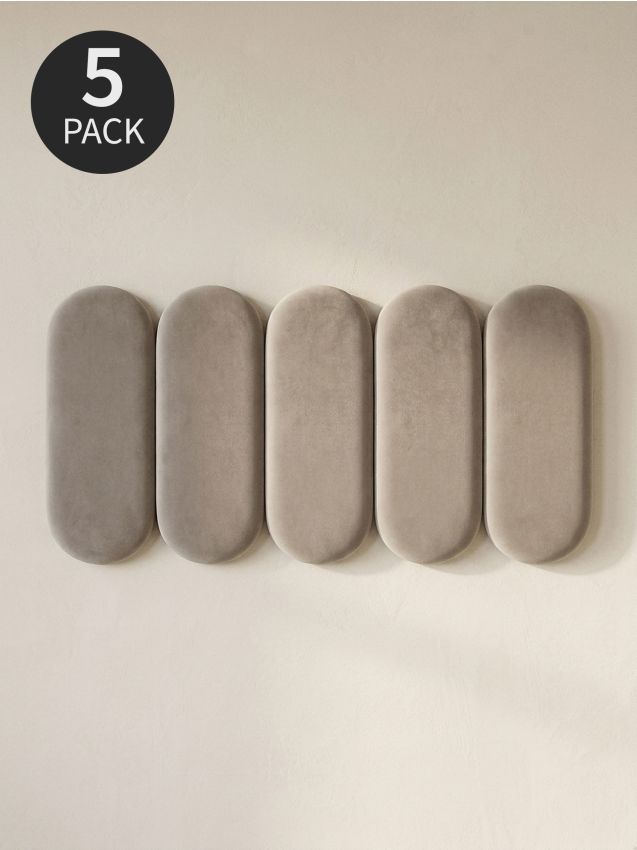Sinsay - Panouri de perete tapițate 5 pack - nude
